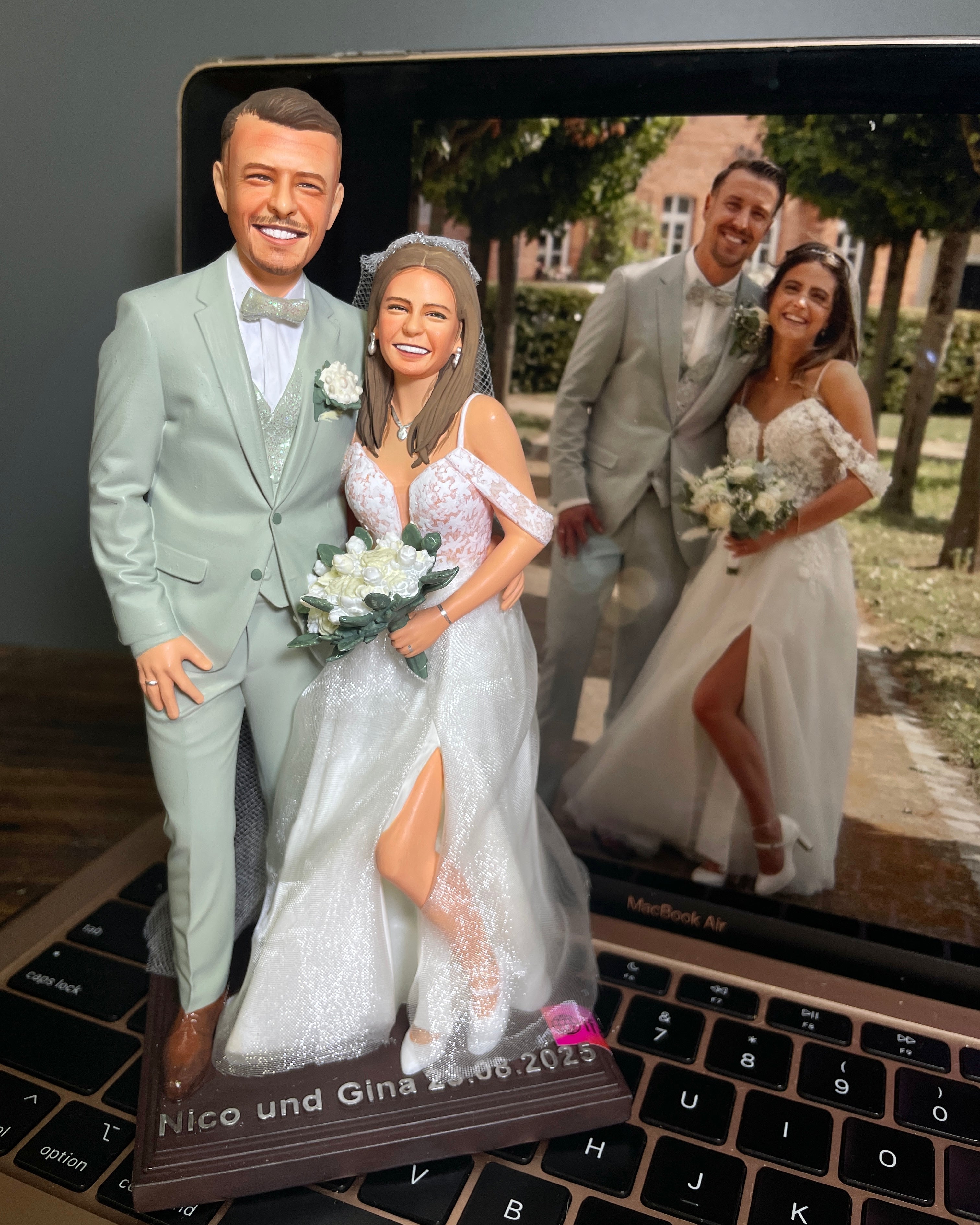 Custom 3D Wedding Figurines