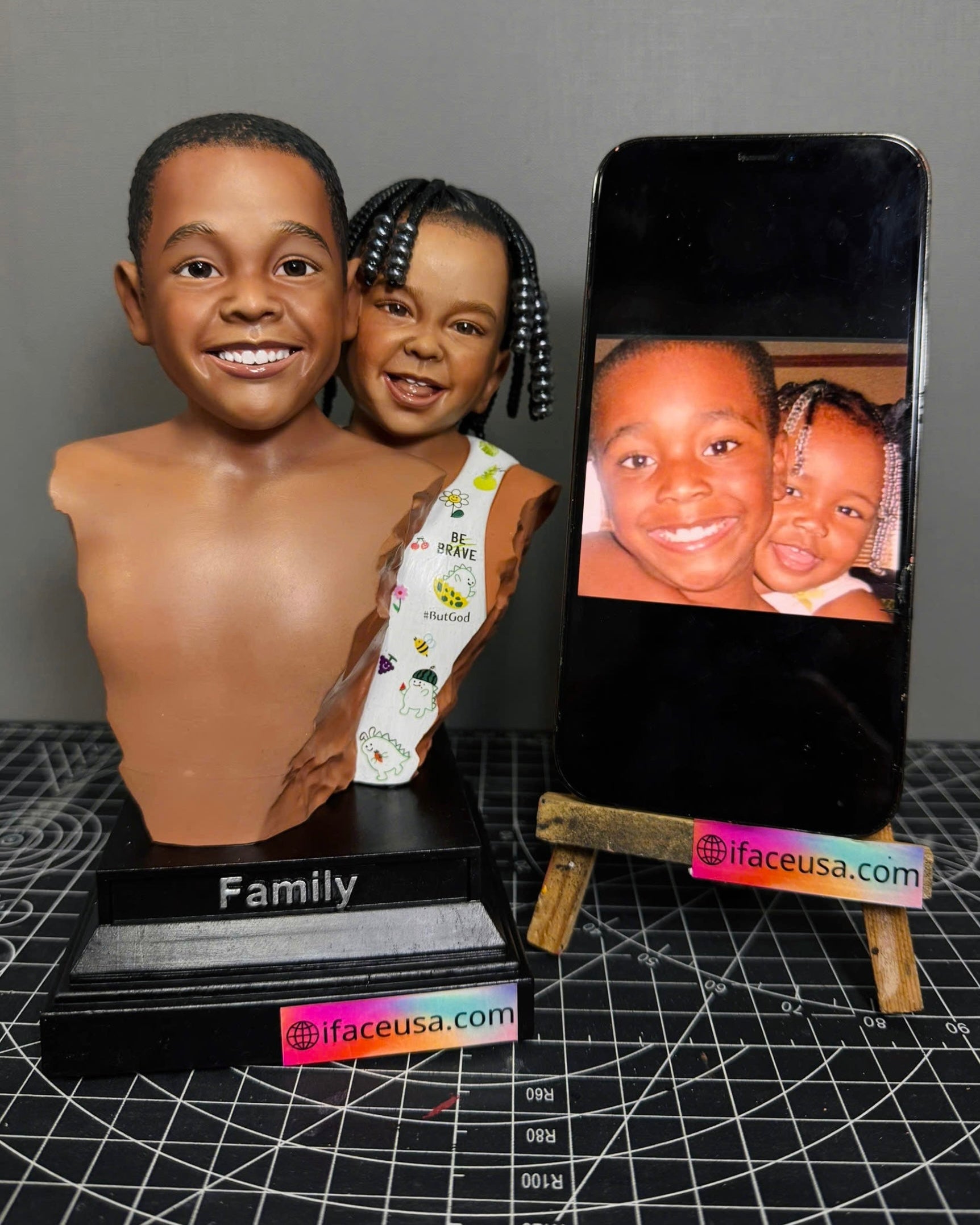 Couple Portrait Bust - Shipping included