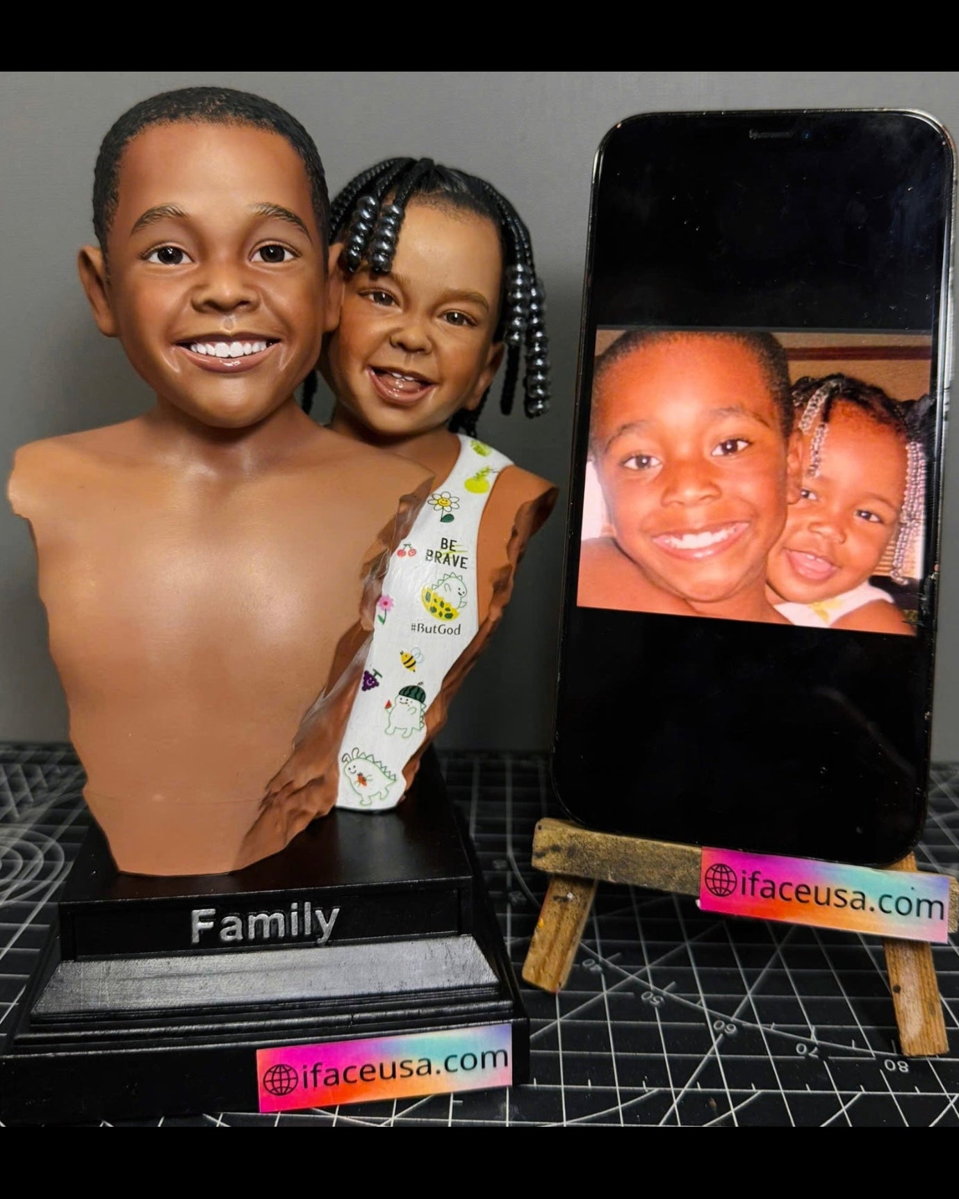 Custom 3D Portrait Bust From Photos