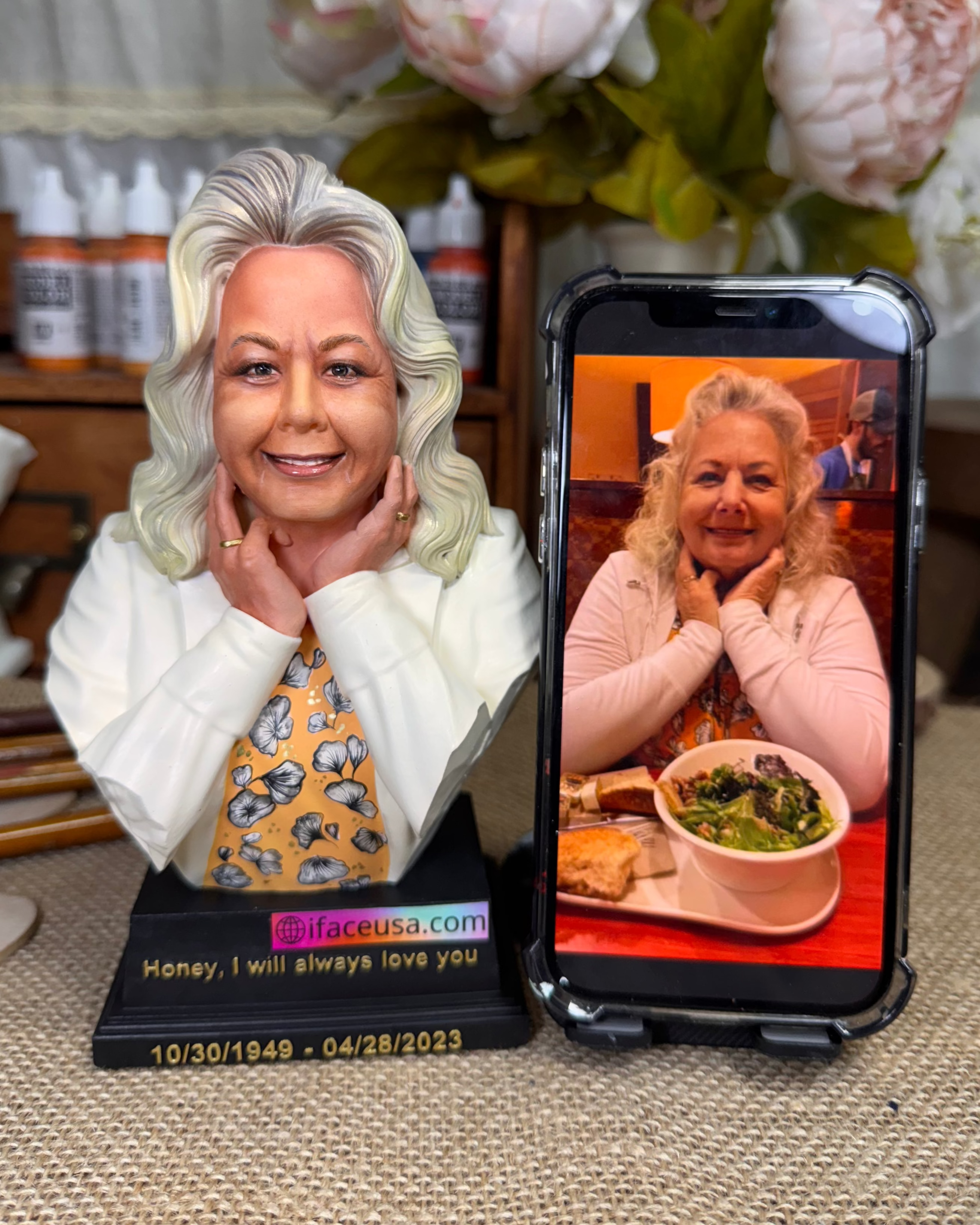 Single Portrait Bust - Shipping included