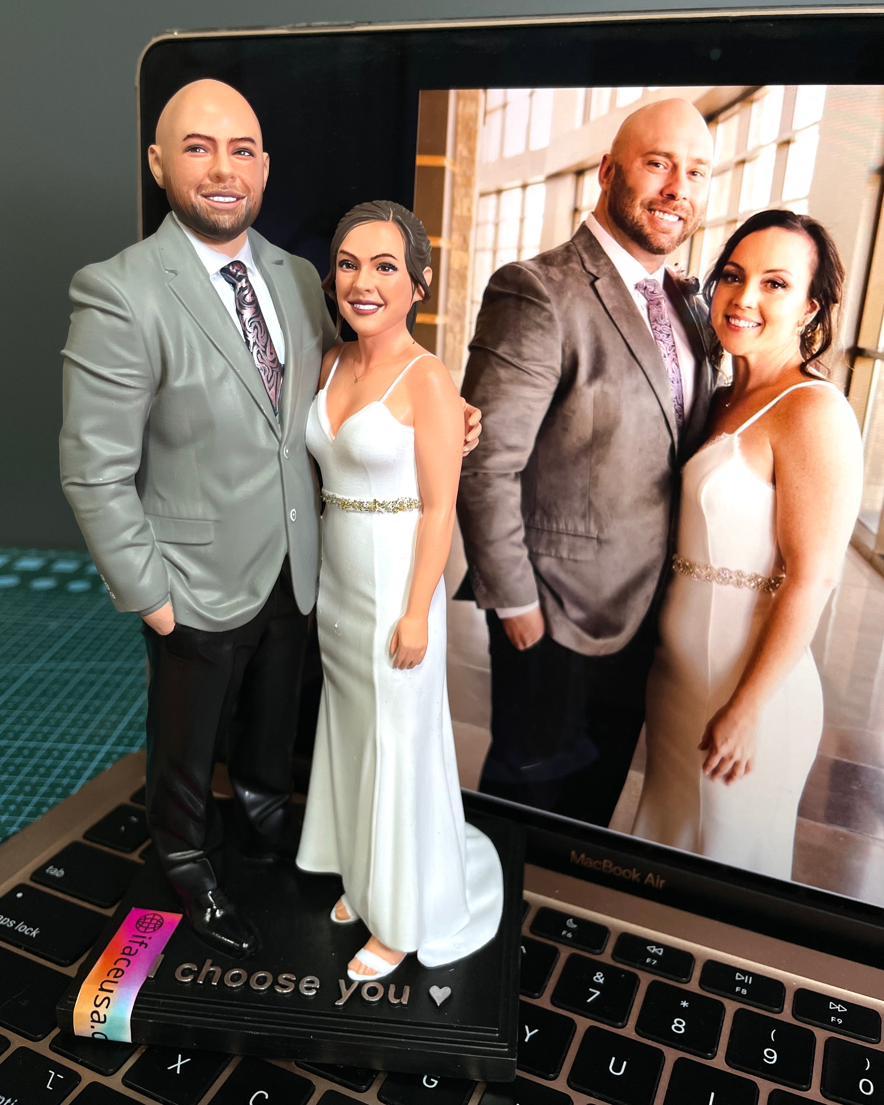 Custom 3D Wedding Figurines