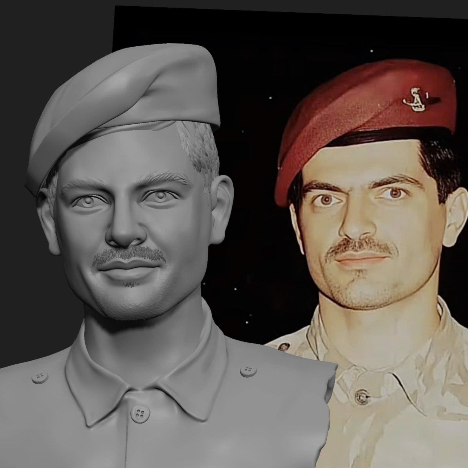 3D design for bust