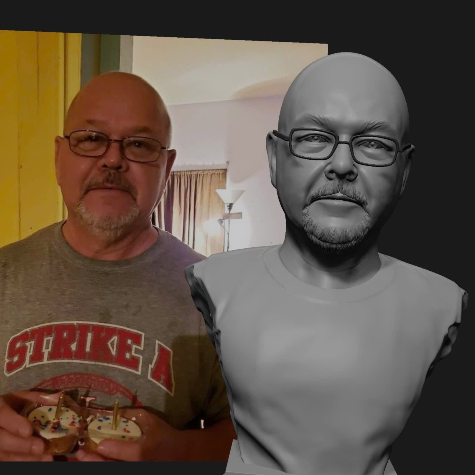 3D design for bust